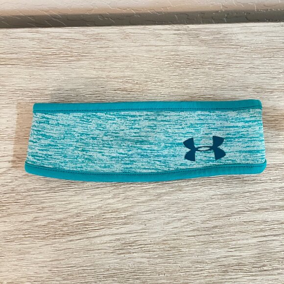Under Armour Headband Teal Blue Green White - Picture 1 of 6